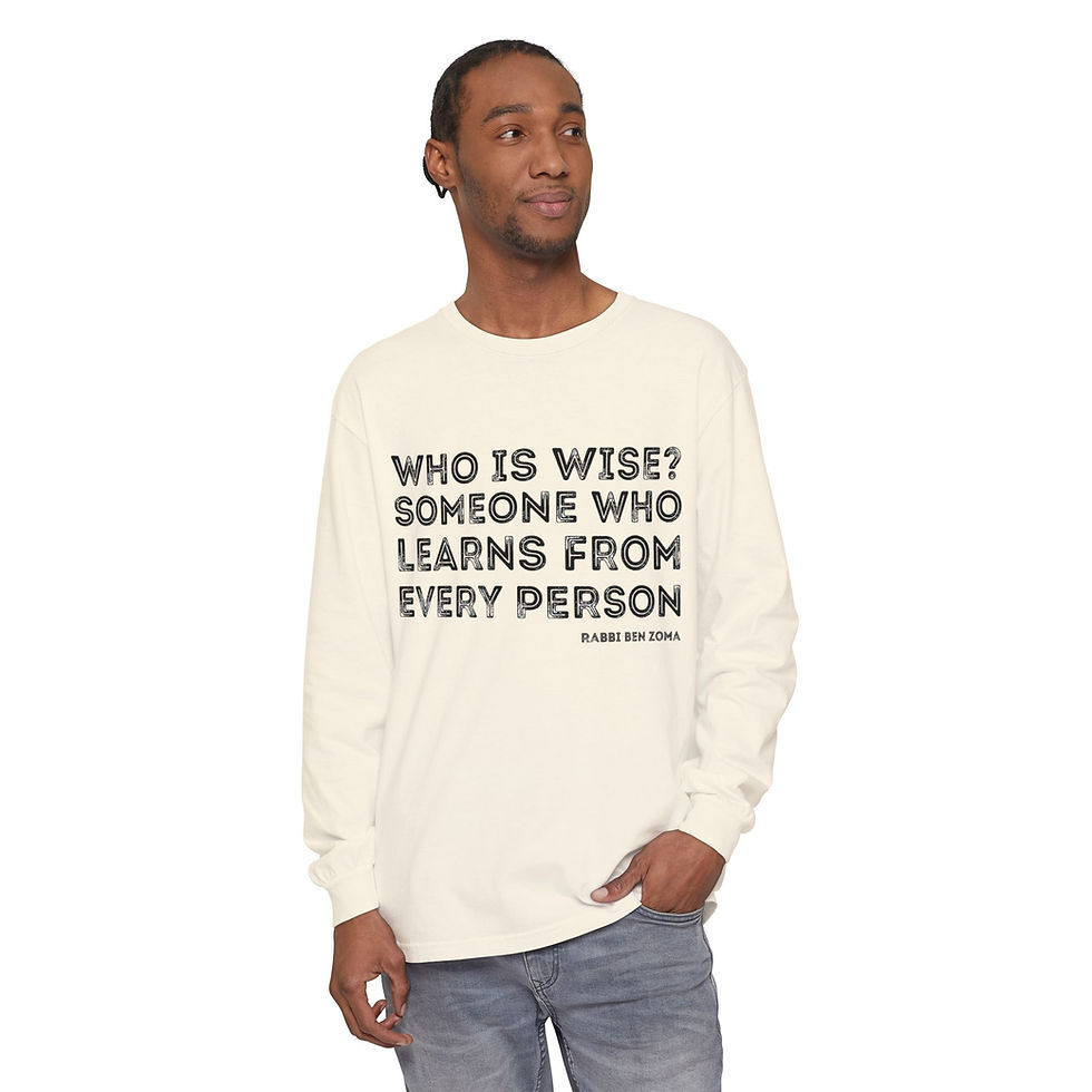 Thumbnail: "Who is Wise?" Unisex Cotton Long Sleeve T-Shirt