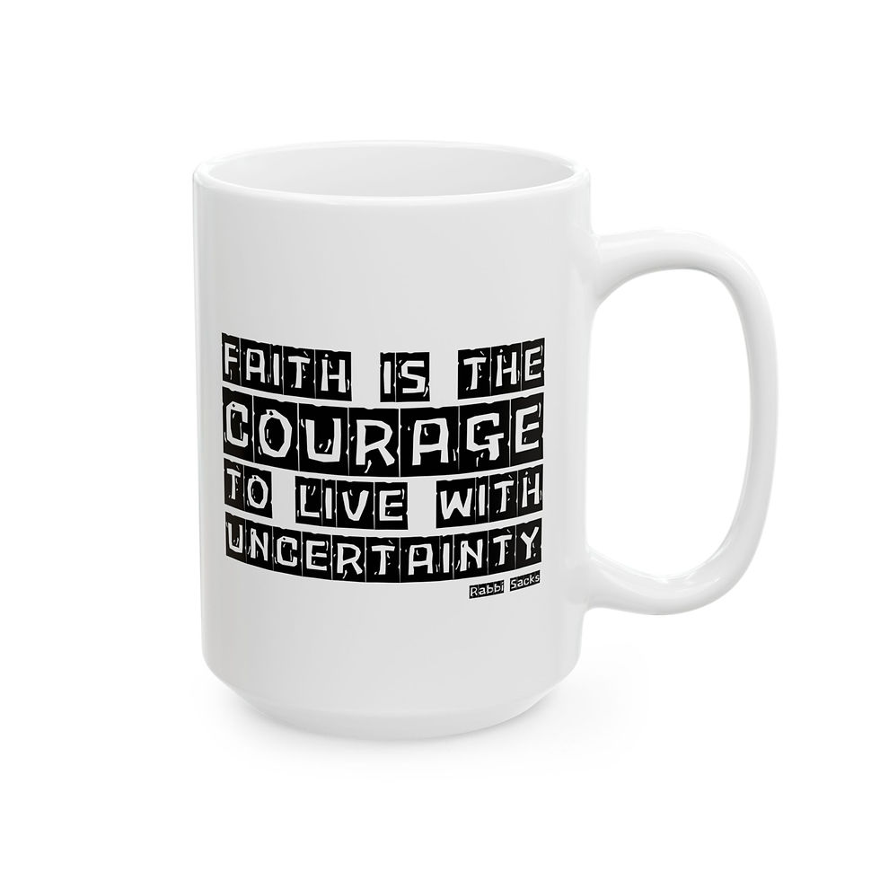 Thumbnail: "Faith Is" Ceramic Mug (11oz or 15oz)