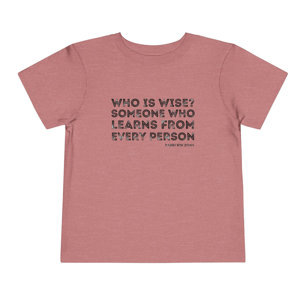 Thumbnail: "Who is Wise?" Toddler Short Sleeve Tee