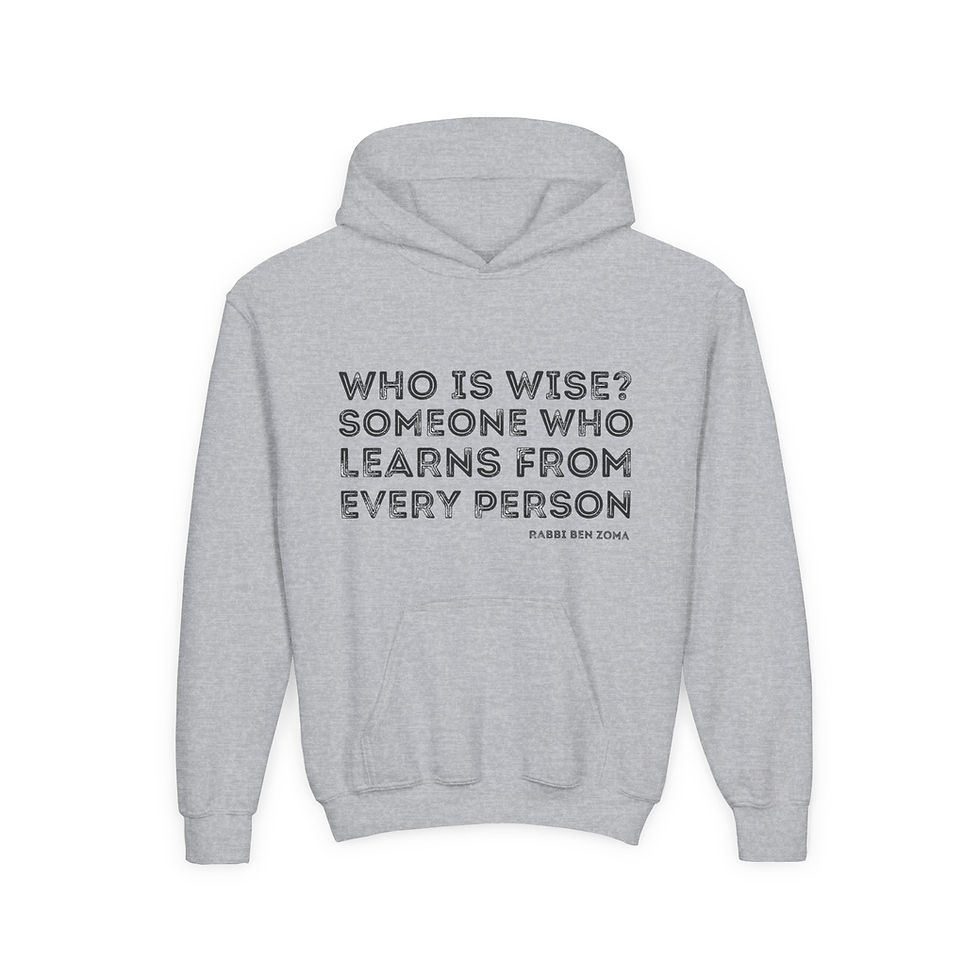 Thumbnail: "Who is Wise?" Youth Heavy Blend Hooded Sweatshirt
