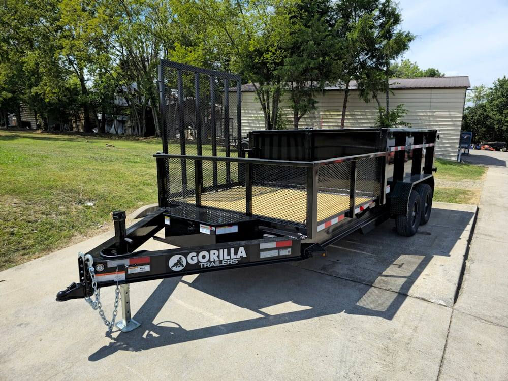 Gorilla Trailers 7x16 Hybrid Dump & Equipment Trailer