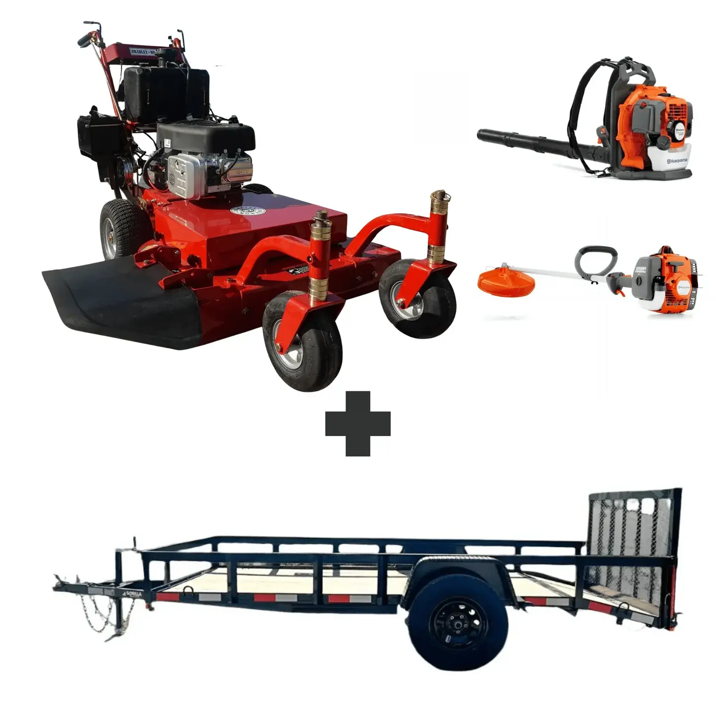 Lawn Care & Landscape Trailer Combo Package