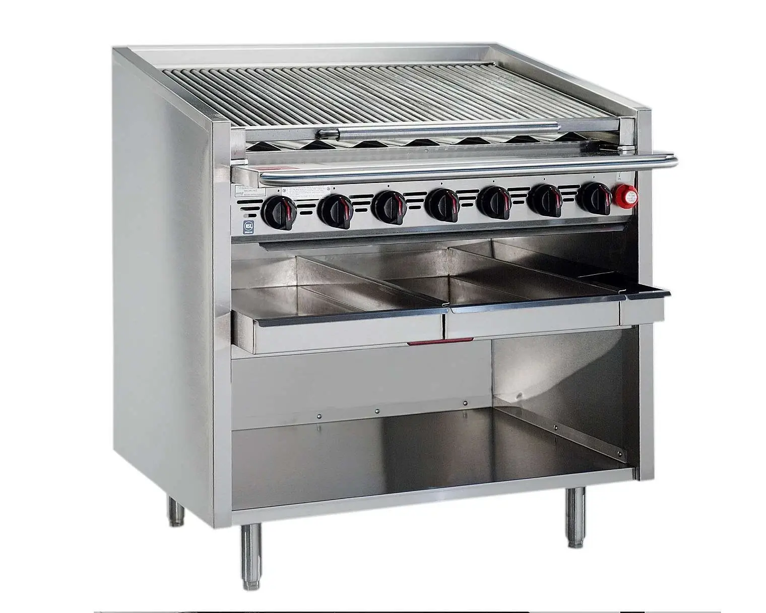 Commercial Floor-Standing Heavy-Duty Gas Radiant Charbroiler