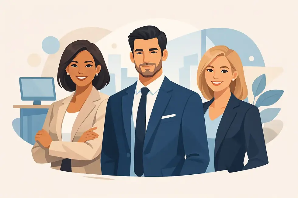 Retratos empresariales modernos que generan confianza