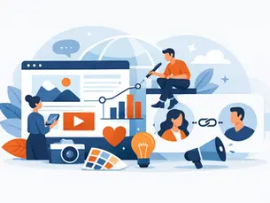 Guía de contenido visual de marca que conecta