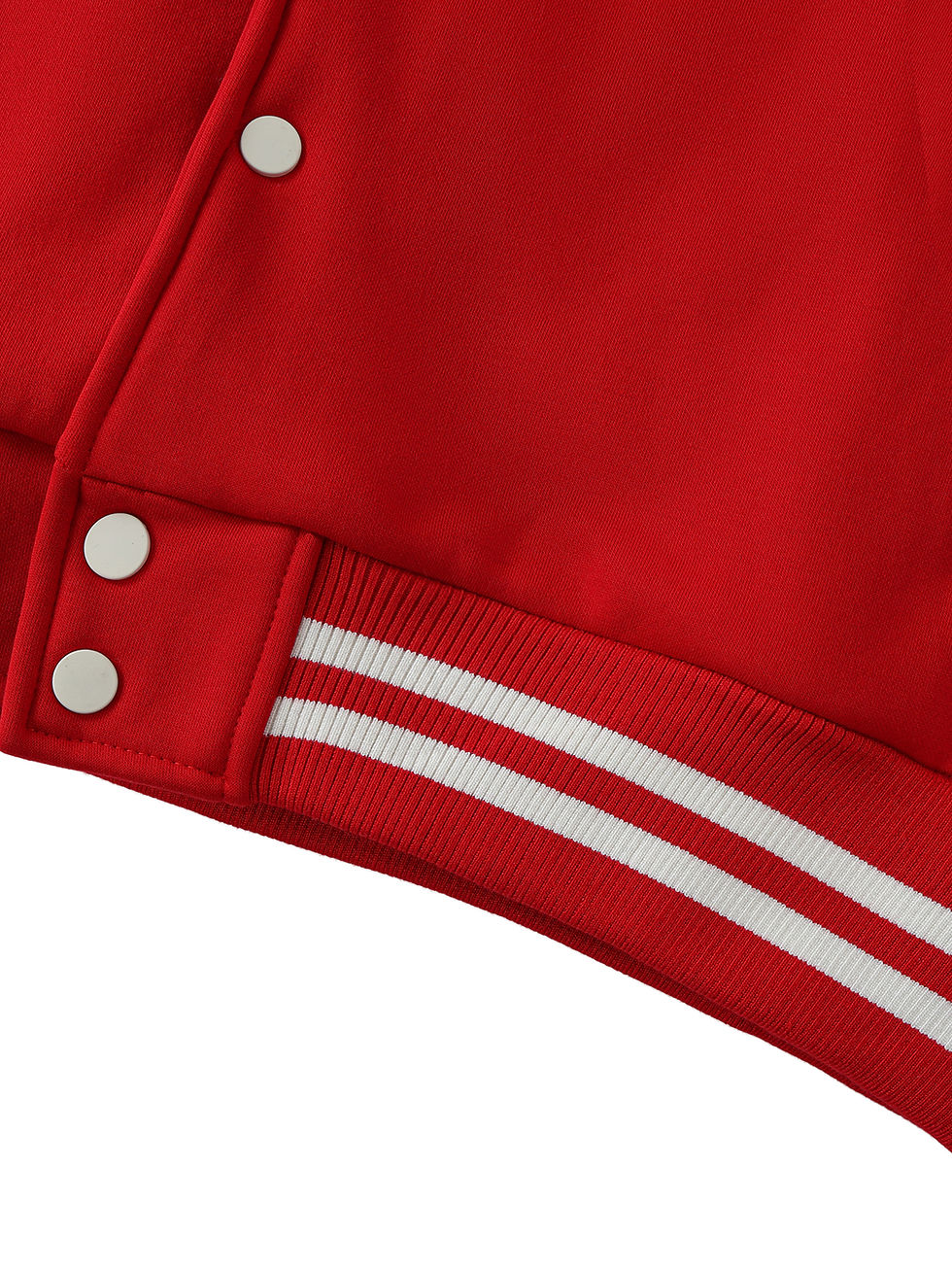 Thumbnail: LOVE CROOKS Two-Tone Fleeced Varsity Jacket