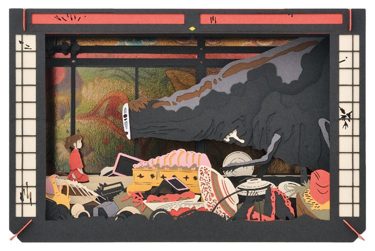 縮圖：Paper Theater - 千與千尋 饗宴之後 (L Size)