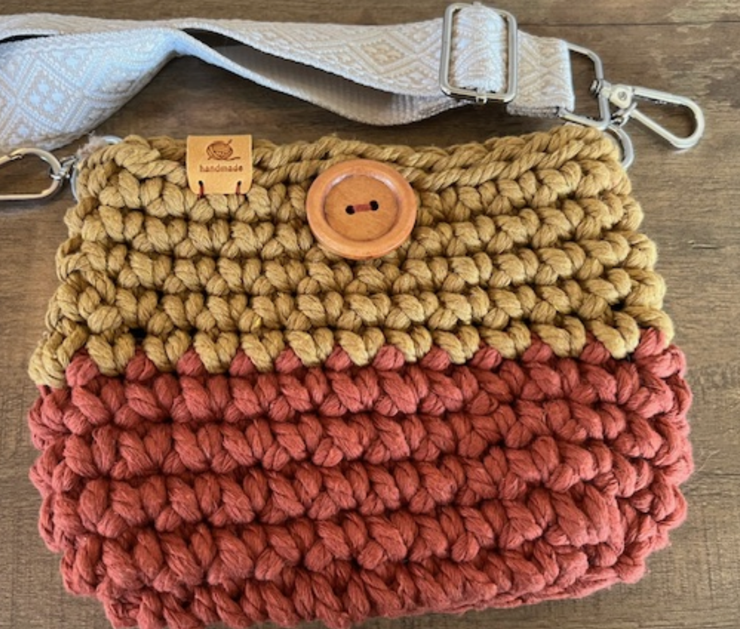 Cross Body Bag- Granny Square