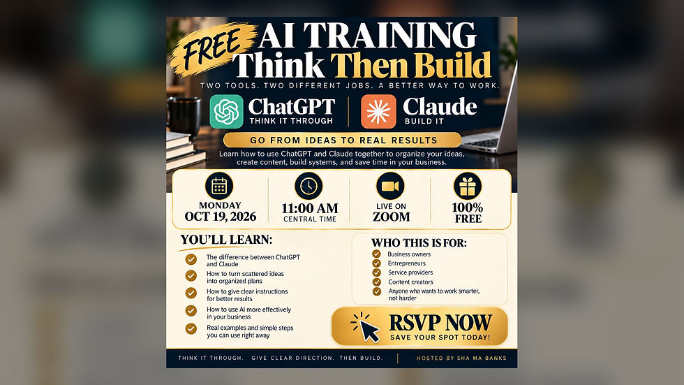 Think Then Build: AI Training for Business Owners