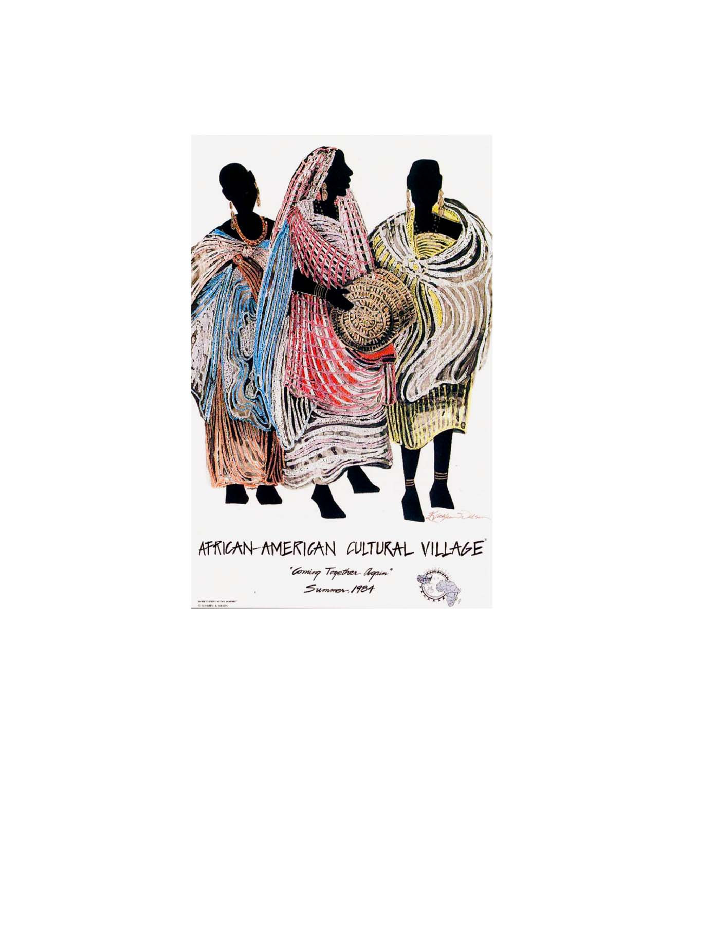 African American Cultural Village Poster