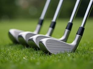 Beginner golf clubs.