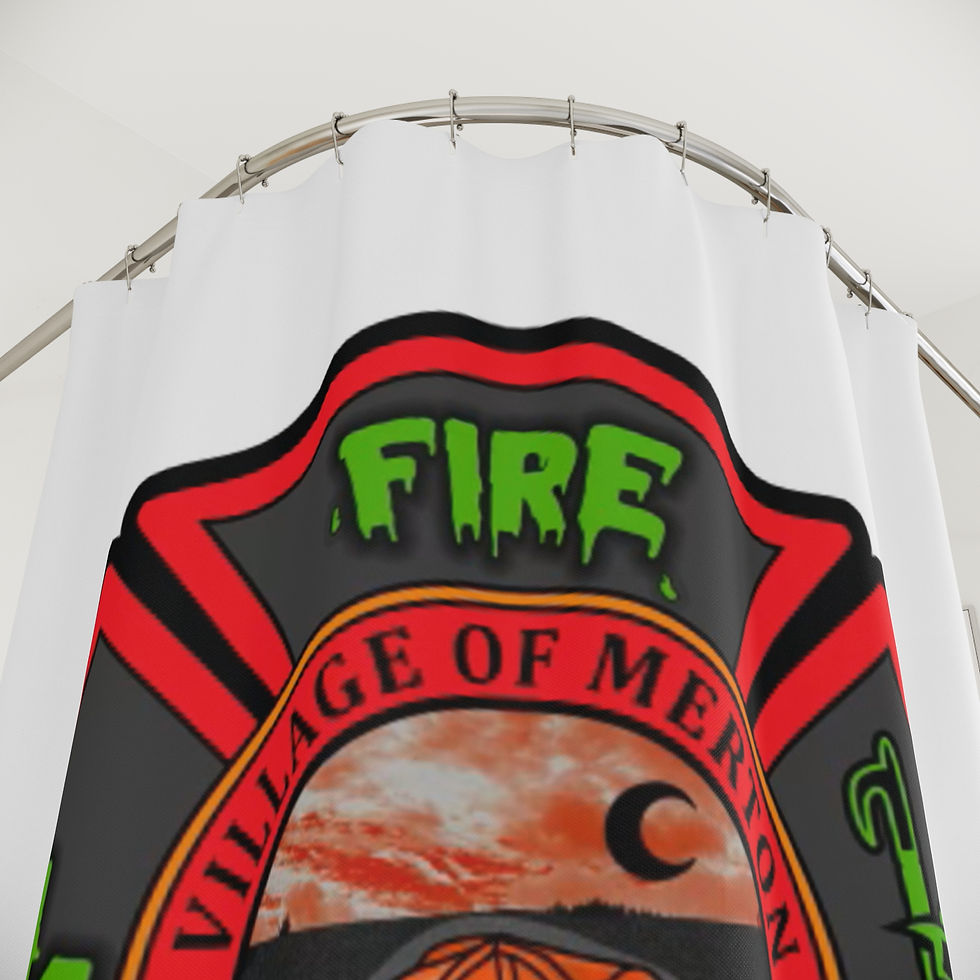 Thumbnail: Spooky VMFD Shower Curtain