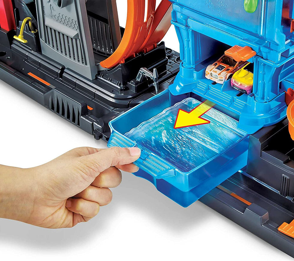 Thumbnail: Hot Wheels City Ultimate Octo Car Wash & Color Reveal Car 8 Ft Track