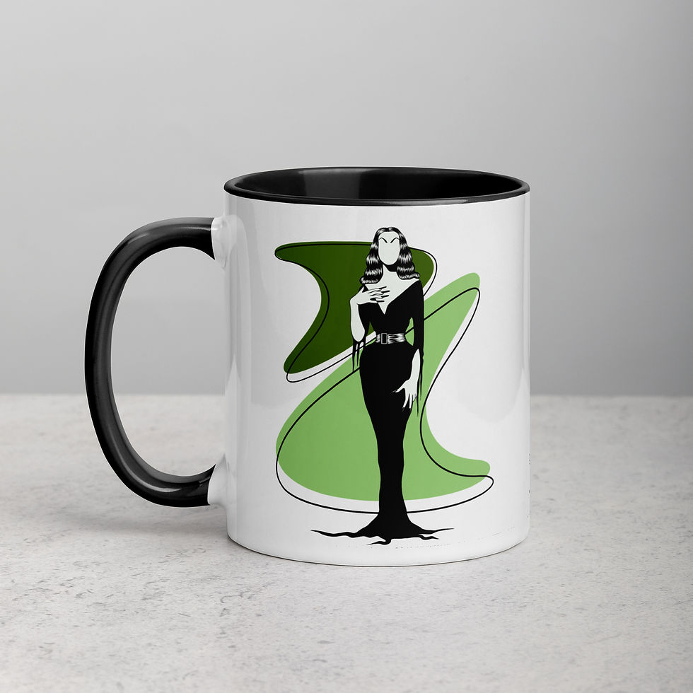Thumbnail: Vampira | Mug With Color | Green Design 