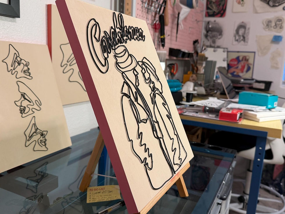 Thumbnail: Casablanca | Wire Art | Sculpture