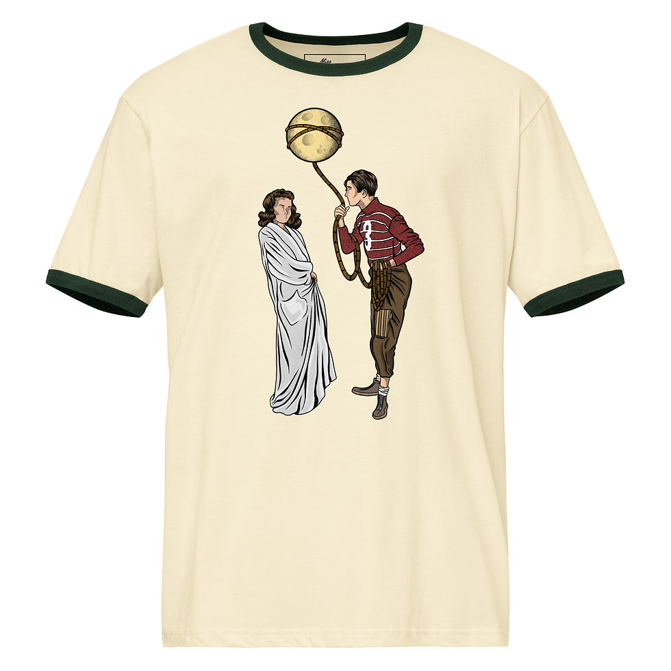 Thumbnail: Lasso The Moon | Retro Tee | Color Design 