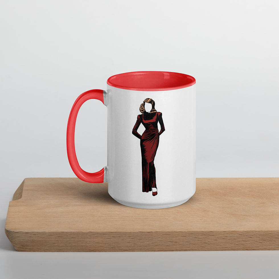 Thumbnail: Lauren Bacall | Mug With Color | Color Design 