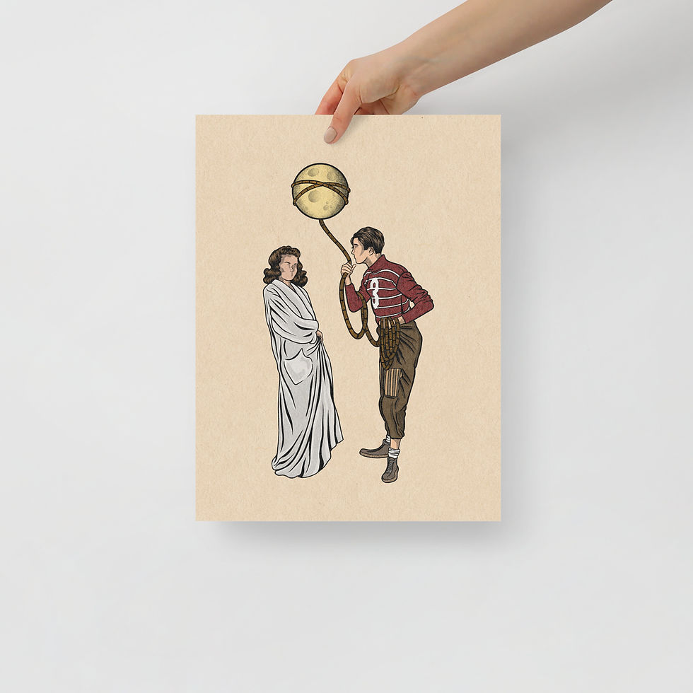 Thumbnail: Lass The Moon | It's a Wonderful Life | Print | In Color