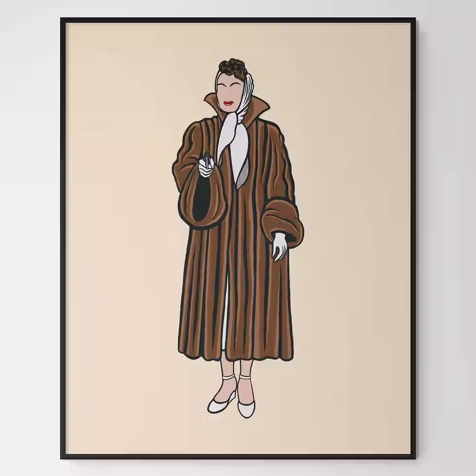 Thumbnail: Joan Crawford Print In Color