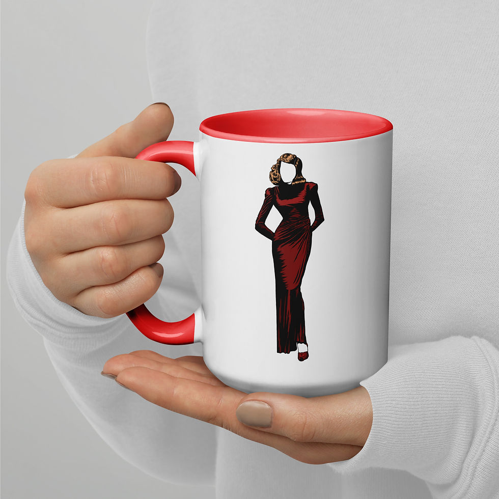 Thumbnail: Lauren Bacall | Mug With Color | Color Design 