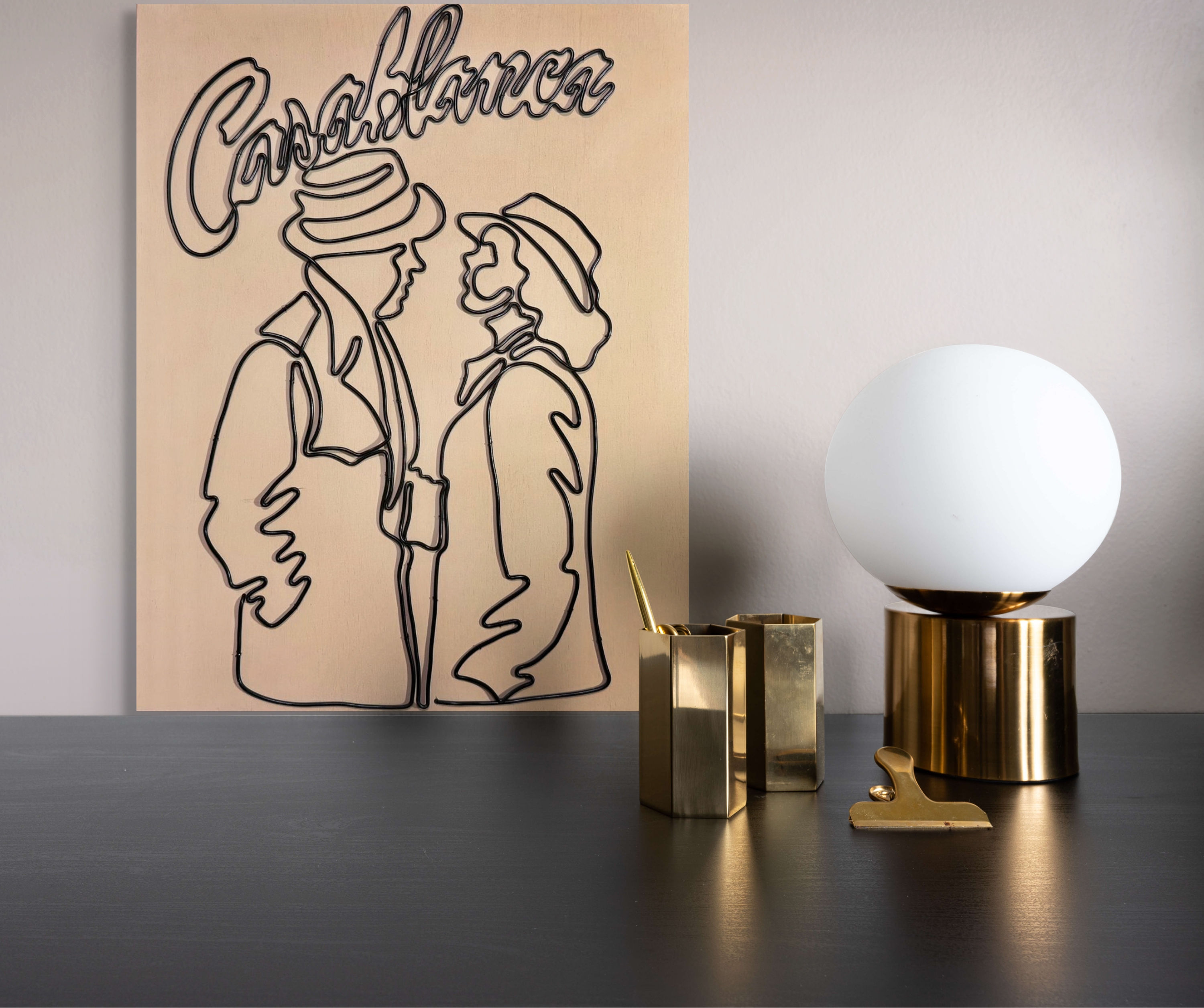 Casablanca | Wire Art | Sculpture