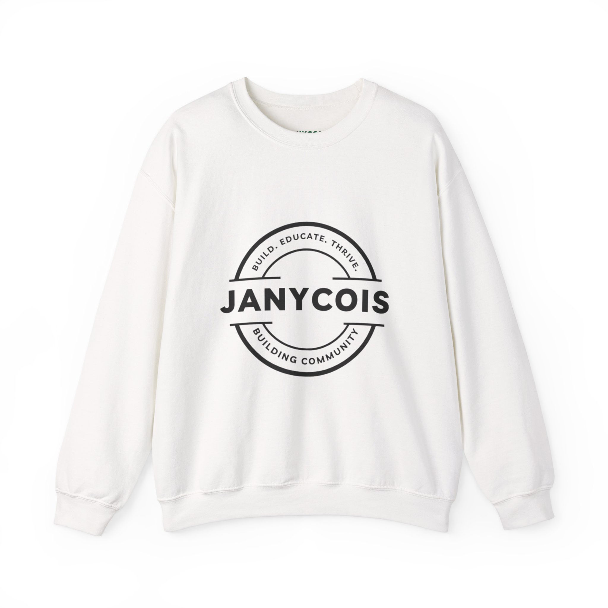 Janycois Community Crewneck Sweatshirt - Cozy Unisex Heavy for Comfort
