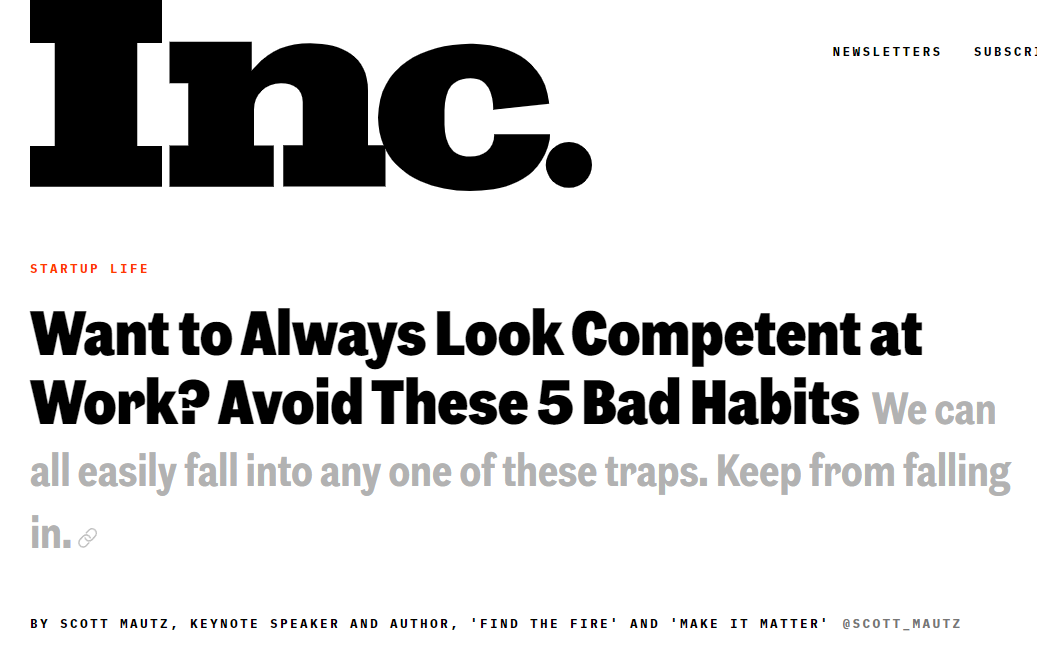Confident and Competent content media