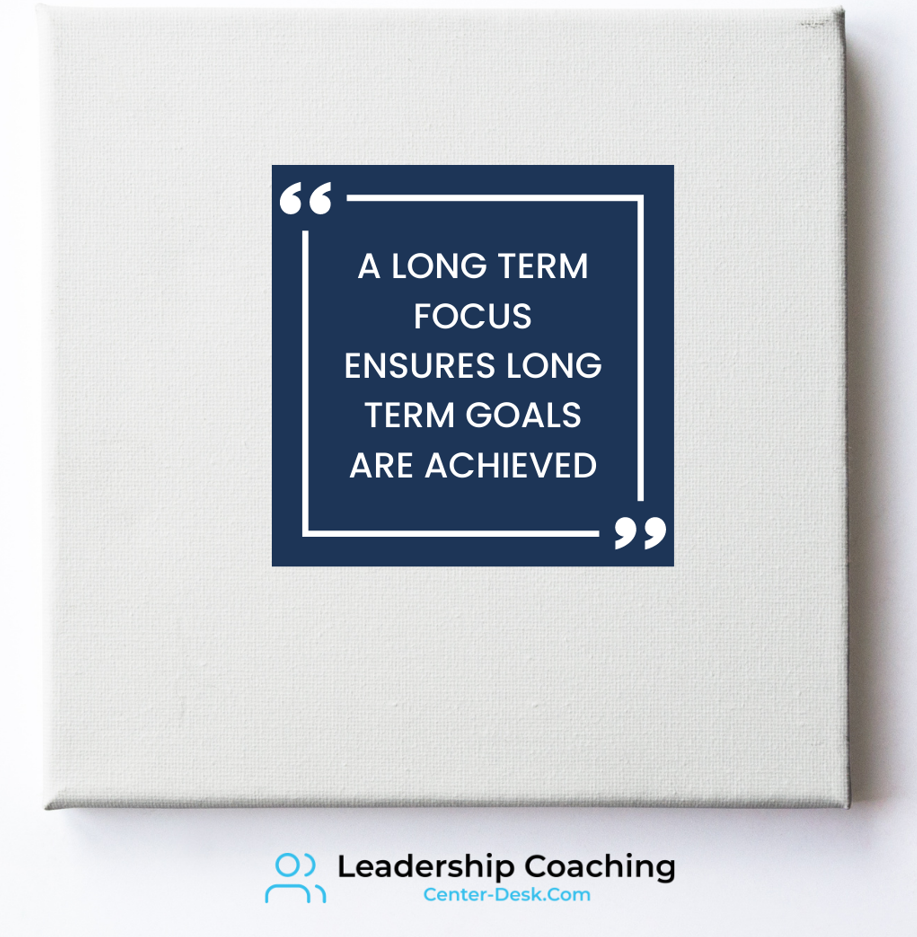 A long term focus ensures long term goals are achieved content media