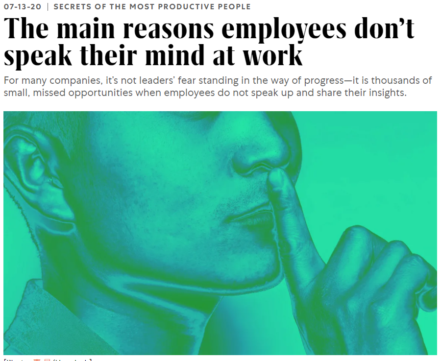 "1. PEOPLE DON’T THINK LEADERSHIP WANTS THEIR IDEAS" content media
