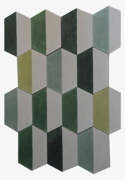 אריחי משושה פחוס מבטון