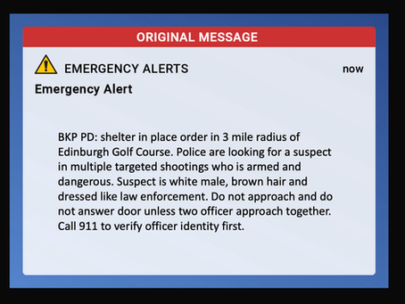 Law Enforcement messages can follow evidence based guidance too.  Here's proof.  