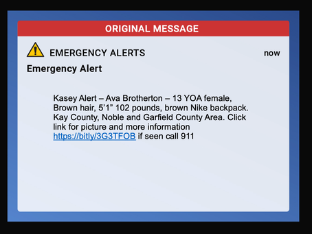 Kasey Alert, Ashanti Alert, Ebony Alert: making missing persons alerts meaningful