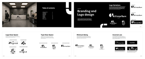 Sleep Base Brand Book Interior Pages