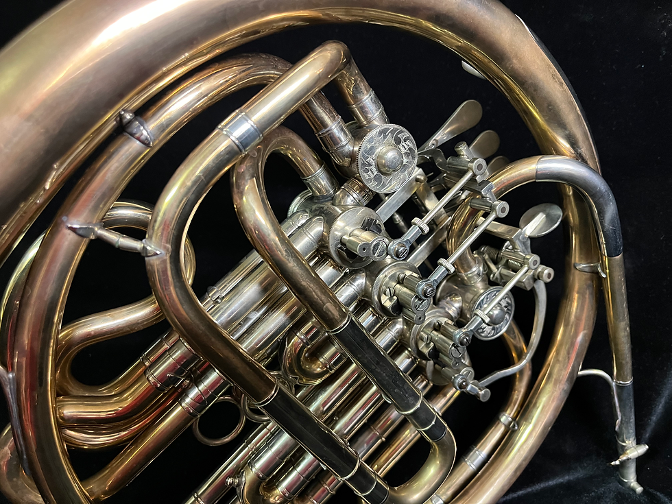 Thumbnail: Gold Brass Alexander 107 Descant Horn - Sweet, Beautiful Sound!