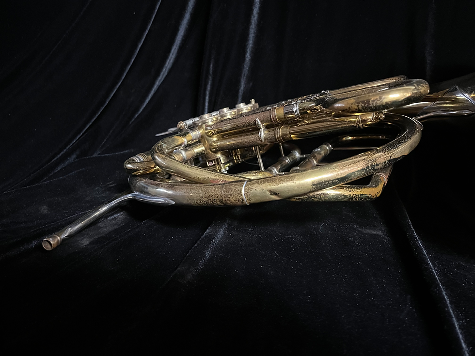 Thumbnail: King Peltier Schmidt Wrap Horn - Cool Collector Horn!