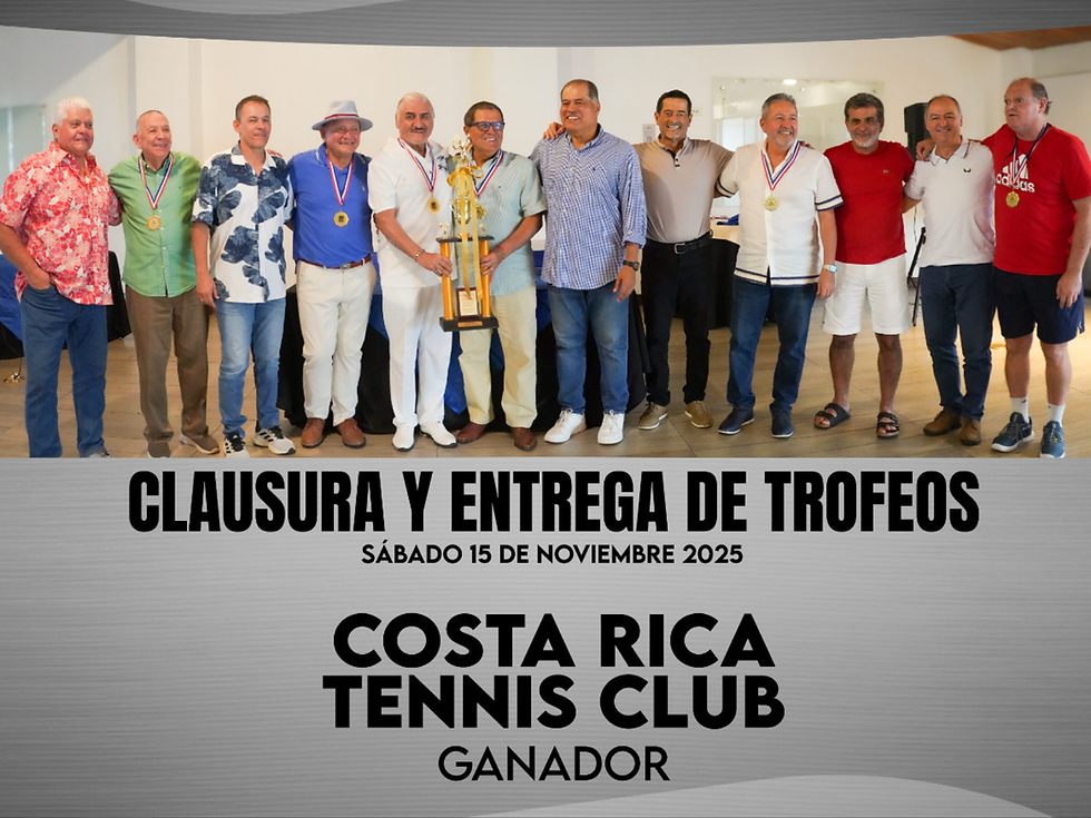 1st Interclubes Senior Tennis Tournament
