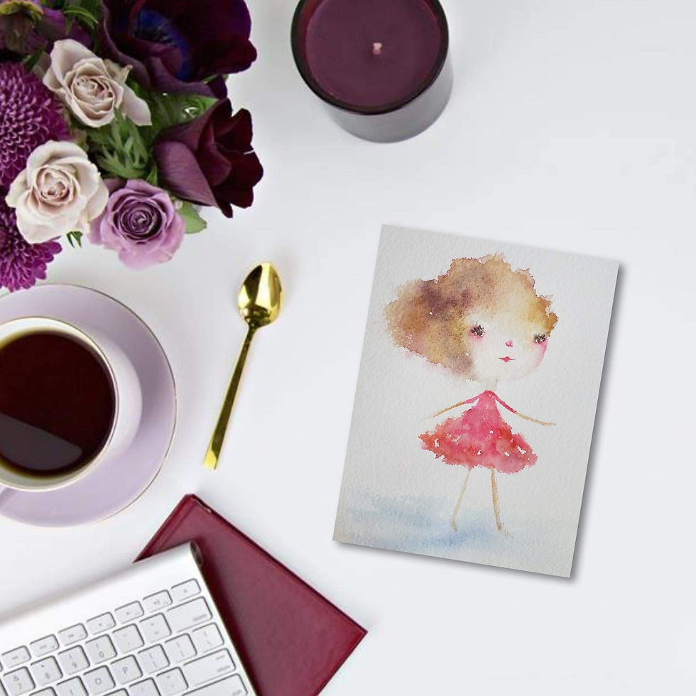 Susie Q Note Card & Greeting Card