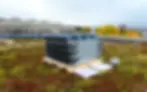 Over Easy Solar vorgefertigte bifaziale PV-Module für Gründächer und Flachdächer