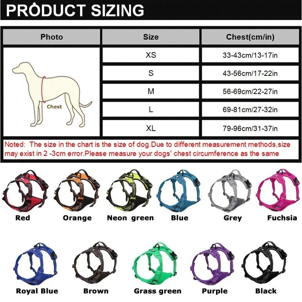 Thumbnail: Pet Dog Harness Reflective Adjustable Breathable Vest Chest Strap for Small Medi