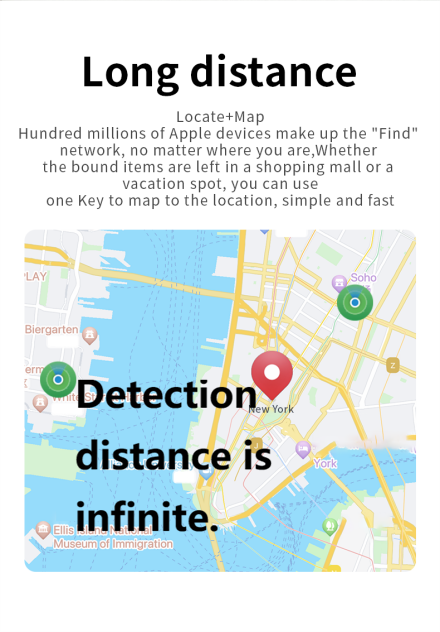 Thumbnail: JSPTEC Airtag Bluetooth GPS Trackers IPX 5 Waterproof Sport Tracking Find My Eld