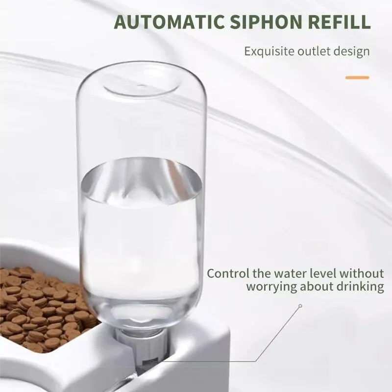 Thumbnail: Automatic Double Dog and Cat Bowl-Pet Feeders and Food Bowl Set Suitable for Cat