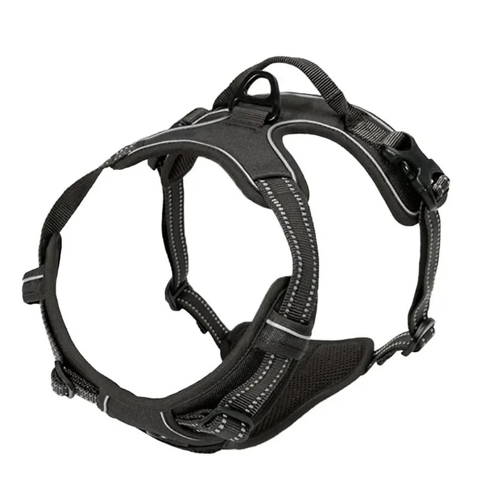 Thumbnail: Pet Dog Harness Reflective Adjustable Breathable Vest Chest Strap for Small Medi