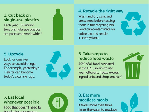 How can you make your community more sustainable?