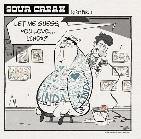 Sour Cream Comic 
by Pat Pakula