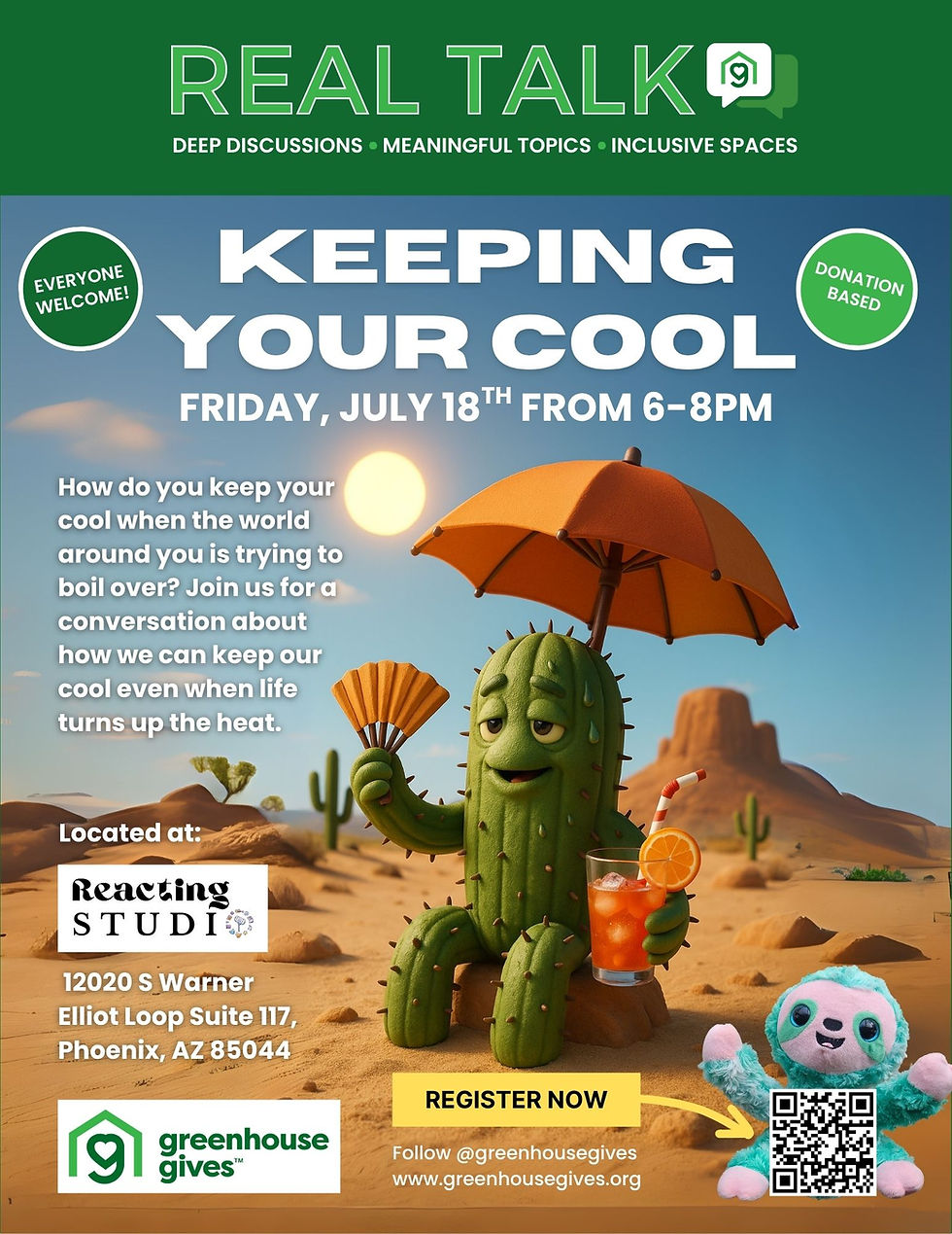 Real Talk Keeping Your Cool Flyer
