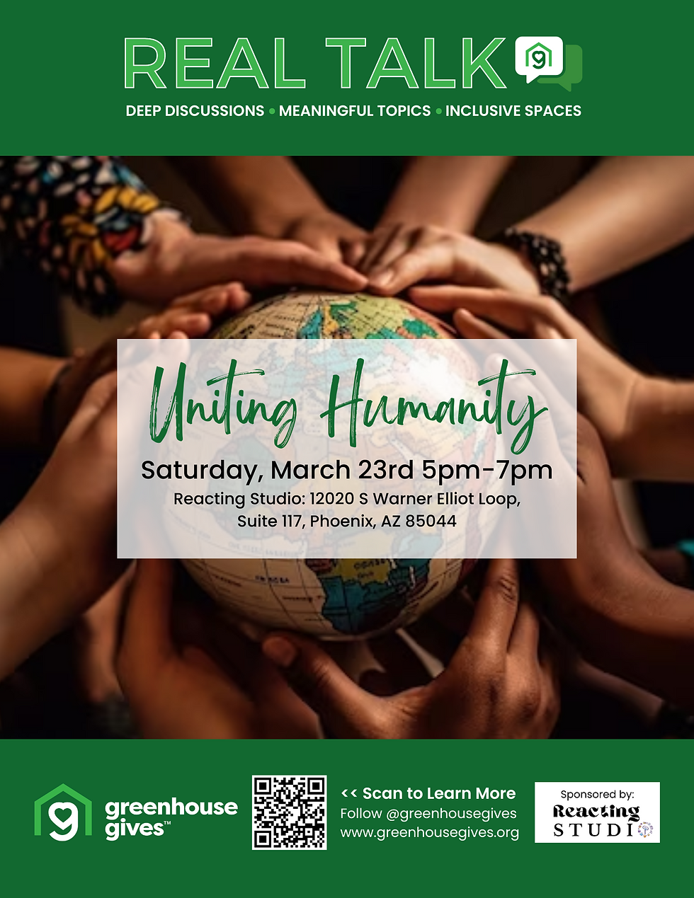 Real Talk Flyers - Uniting Humanity