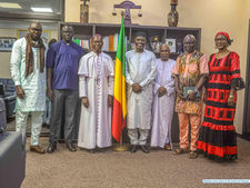 Le Ministre de la Justice reçoit l’Archevêque de Bamako en visite de courtoisie