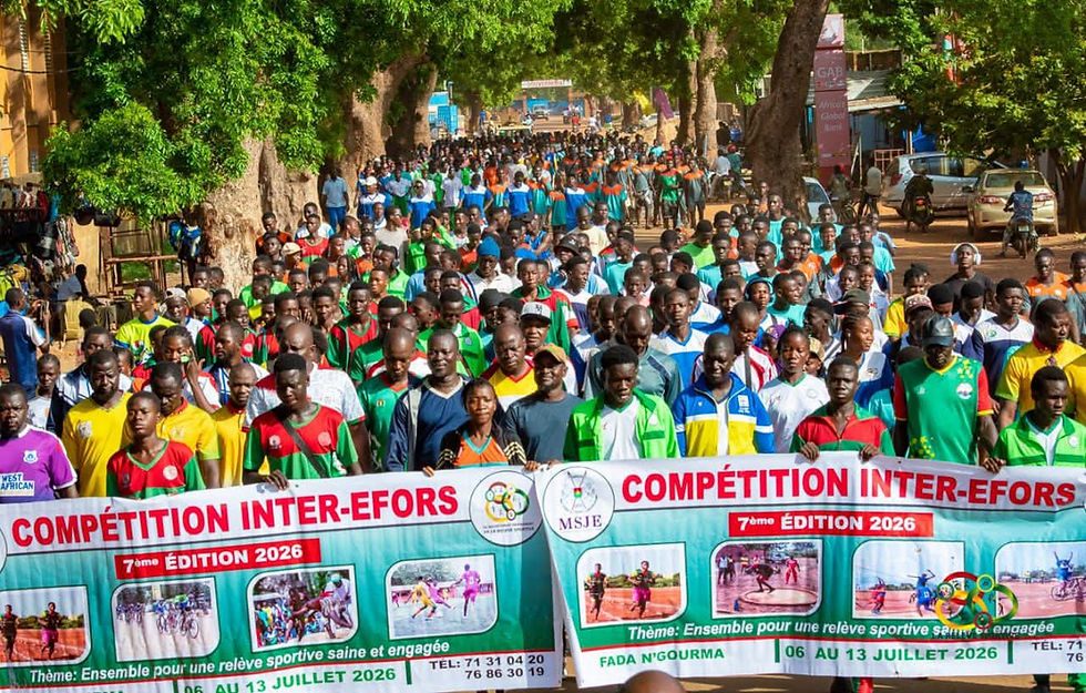 Compétitions inter-EFORS 2026 : la 7e édition lancée à Fada N'Gourma par un cross populaire