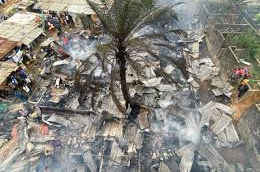 Côte d’Ivoire : un violent incendie ravage une usine à Yopougon