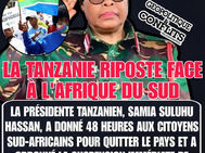 Tensions diplomatiques en Afrique australe : la Tanzanie frappe fort contre l’Afrique du Sud